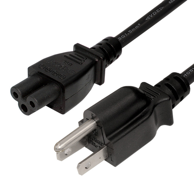 UL de goedgekeurde van het de Machtskoord van CEI 320 C13 Stop van de V.S. 3 Pin Black Computer Power Cord