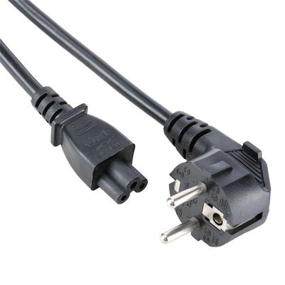 kwaliteit  EU VDE Power Cord Black Home Appliance Laptop Extension Cable fabriek