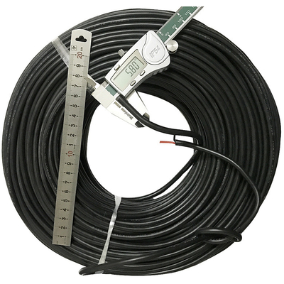 2x1mm Rubber isoleerde Flexibele Kabel 100 meter/broodje voor Elektronisch Materiaal
